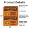 Signmission Safety Culture Sign, 10 in Width, Vinyl Decal, Rectangle, Bilingual OS-2PACK-WS-D-1014-L-12888 - alternate 6